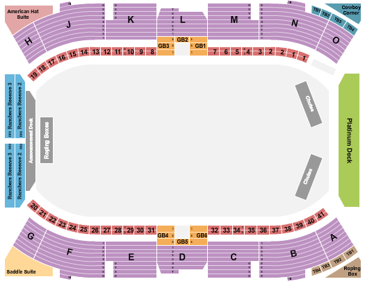 Cowtown Coliseum Stockyards Championship Rodeo Seating Chart